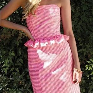 Lilly Pulitzer Lowe Peplum Dress, size 12 💕